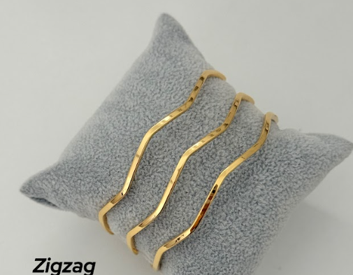 Zigzag Ajda Bilezik Set